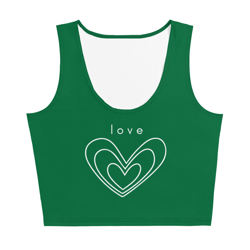 love chakra crop tank