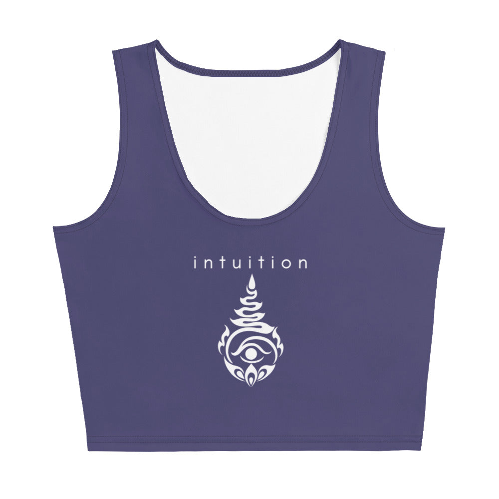 intuition chakra crop tank