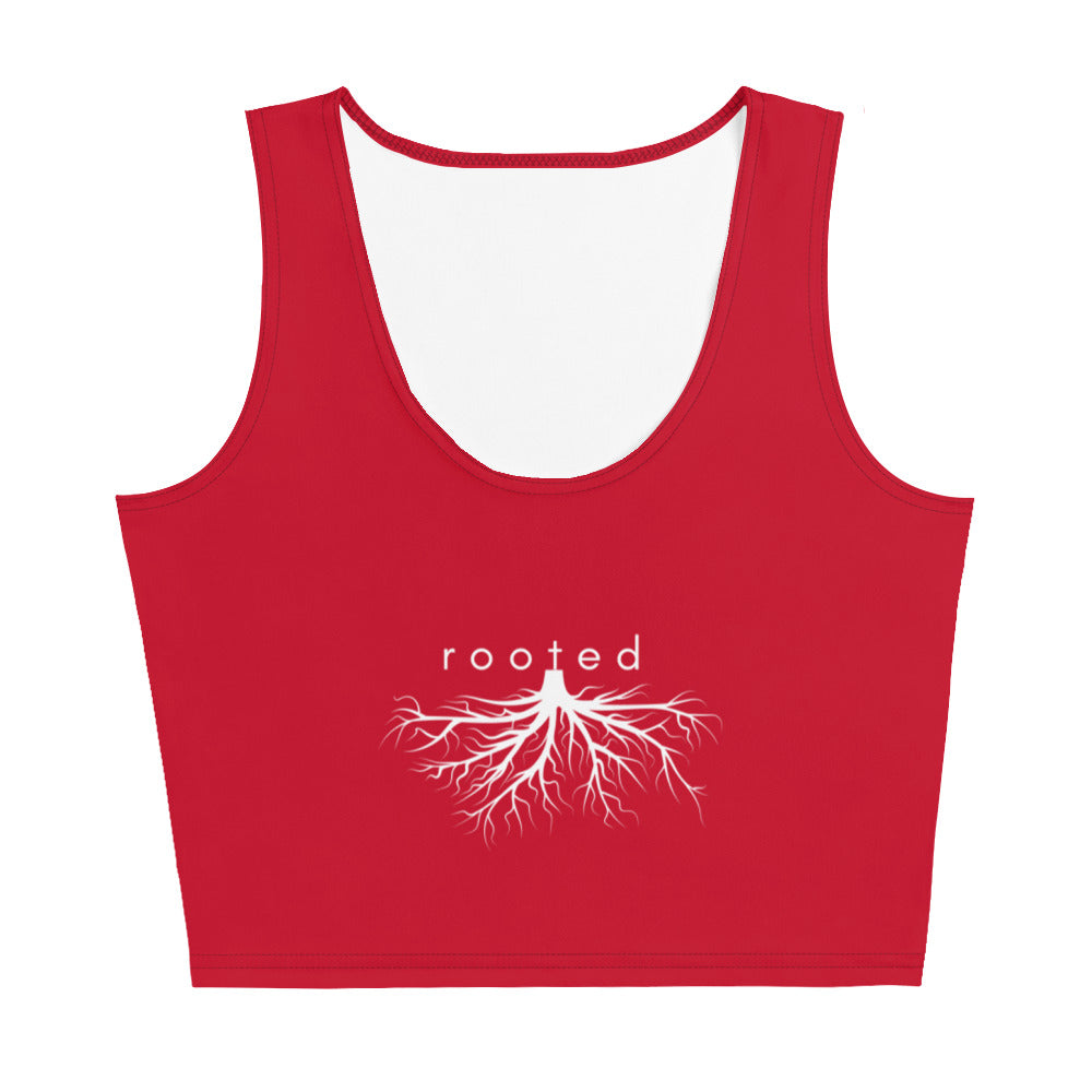 rooted chakra crop tank