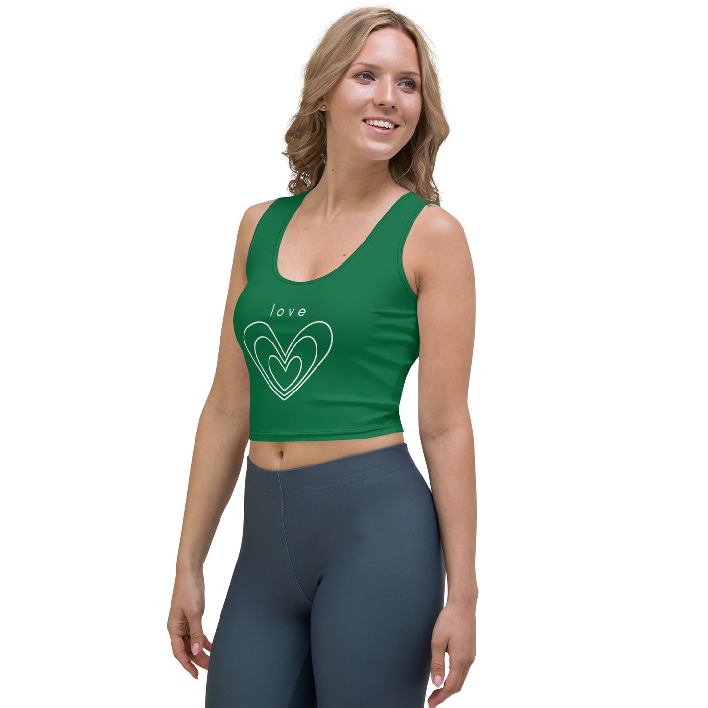 love chakra crop tank