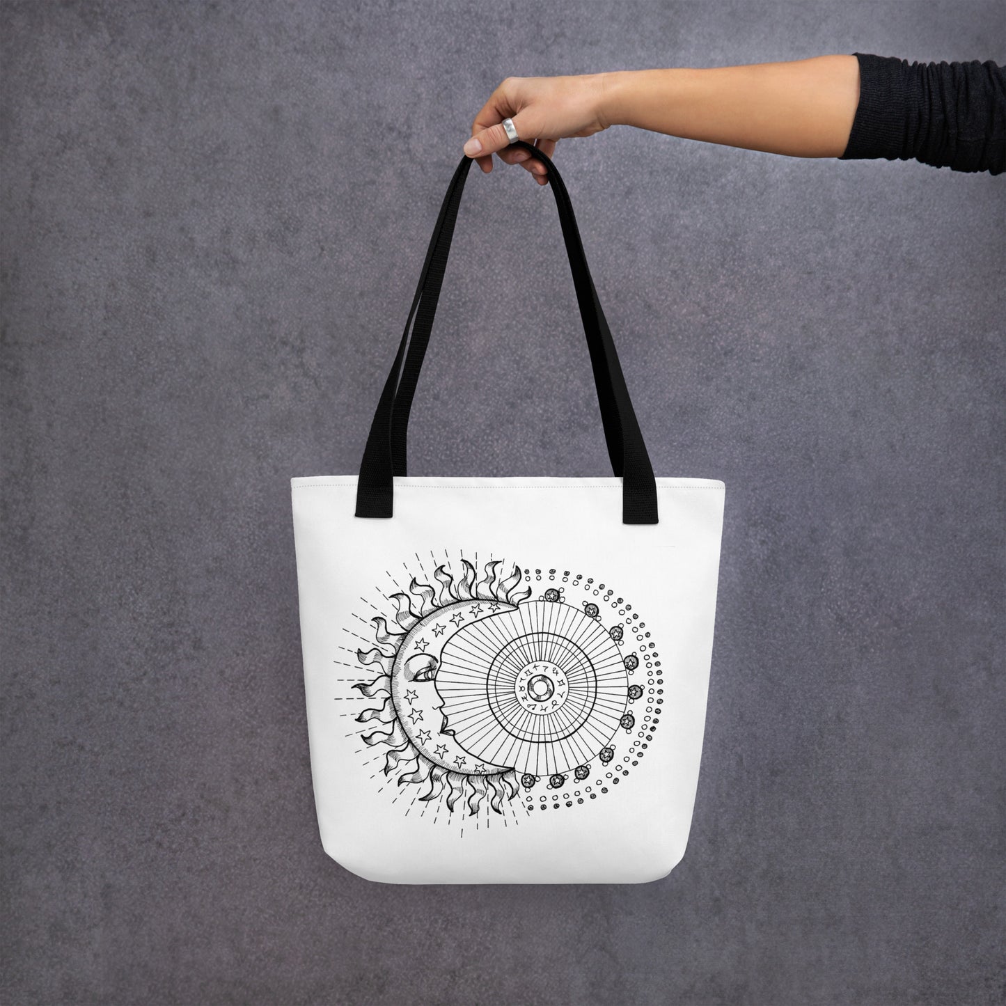 half moon tote bag