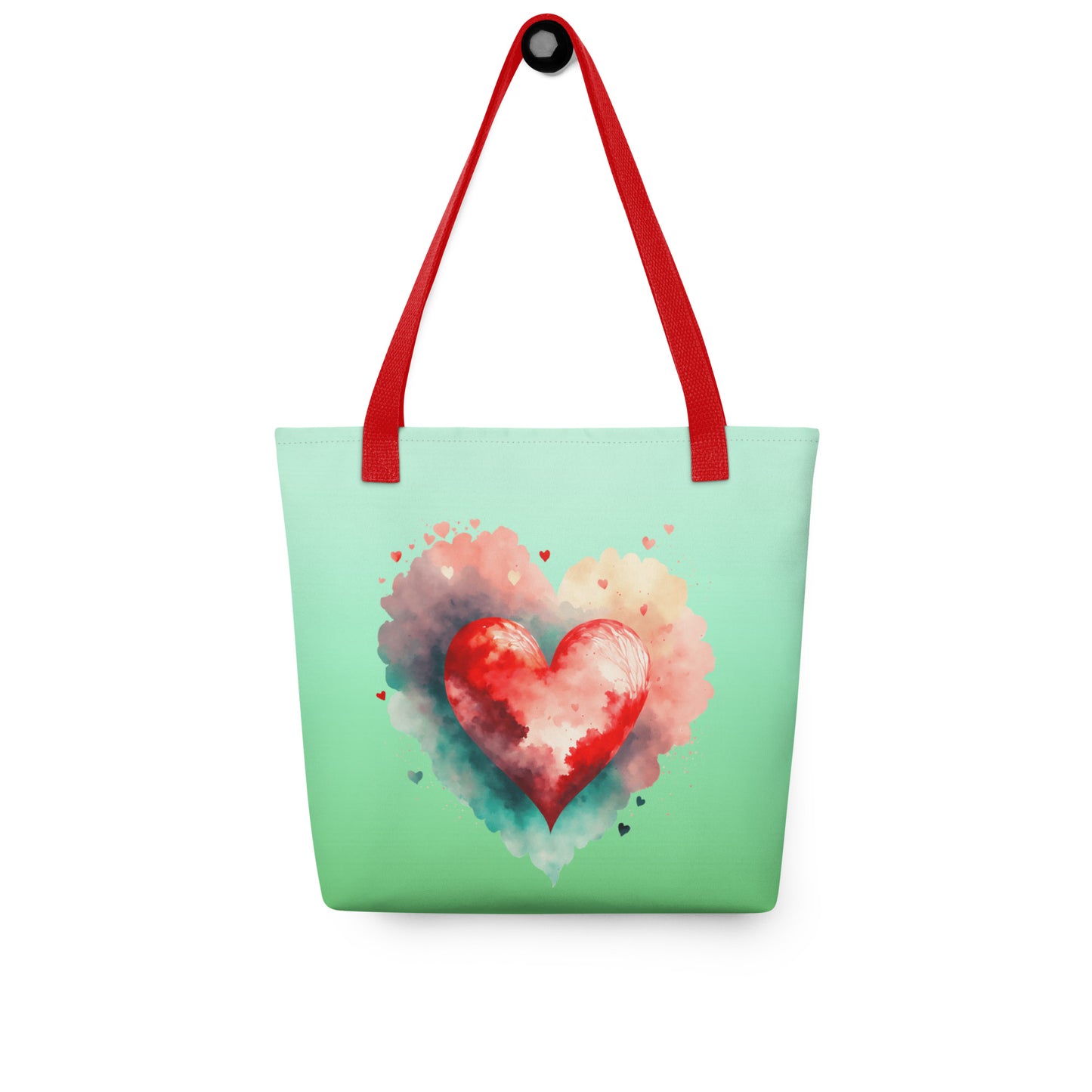 hearts tote bag