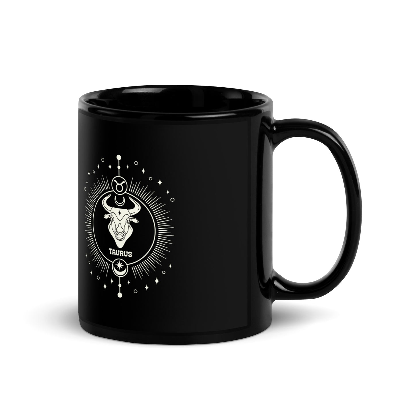 taurus black mug