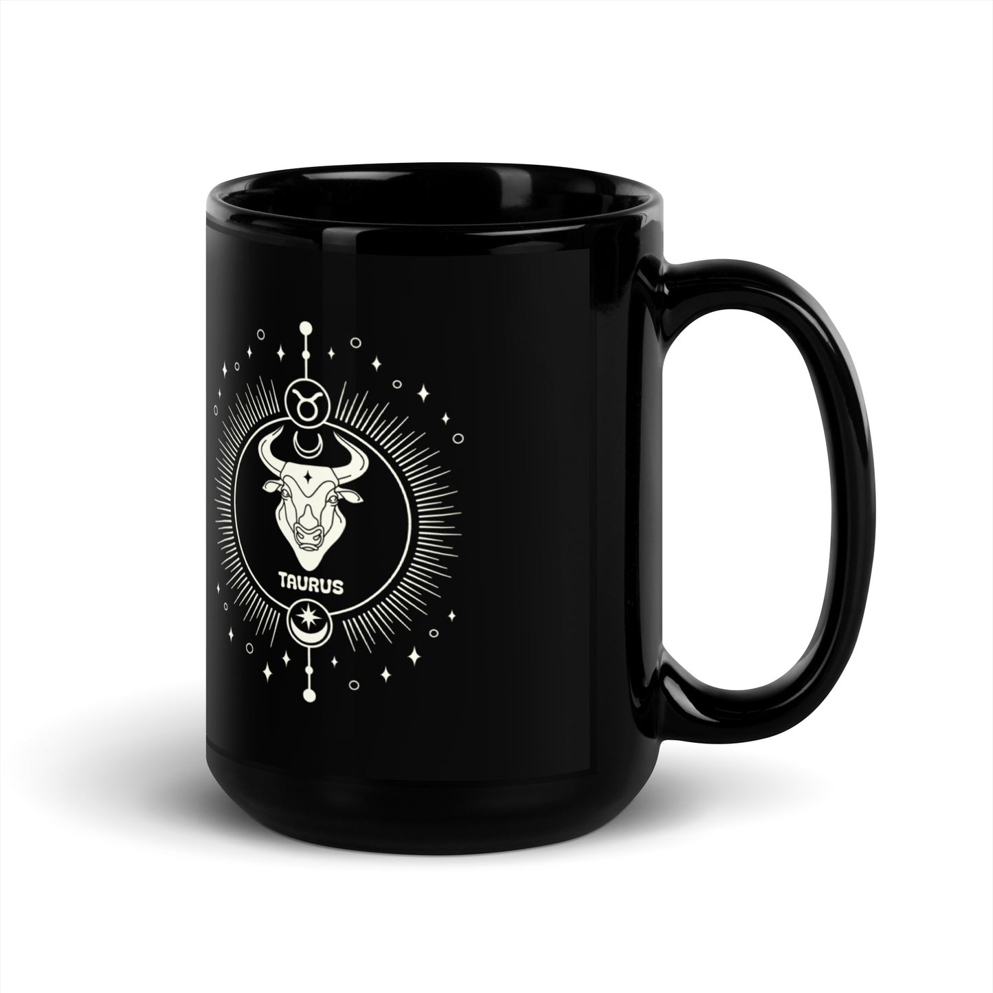 taurus black mug