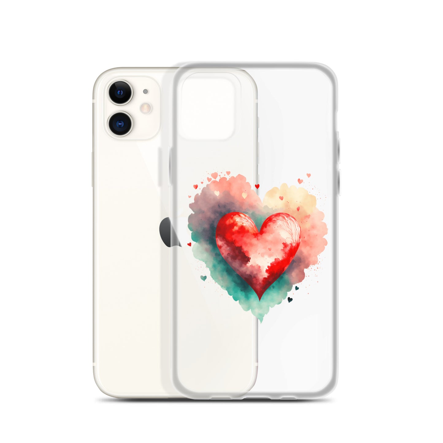 heart clear case for iPhone®