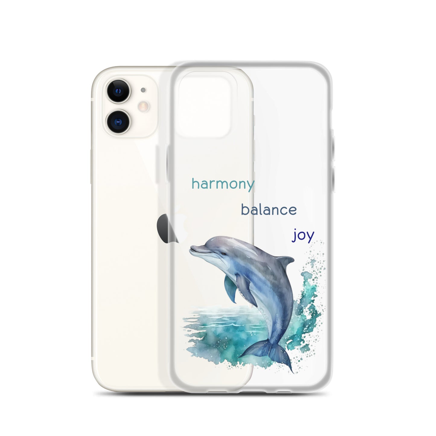 dolphin clear case for iPhone®