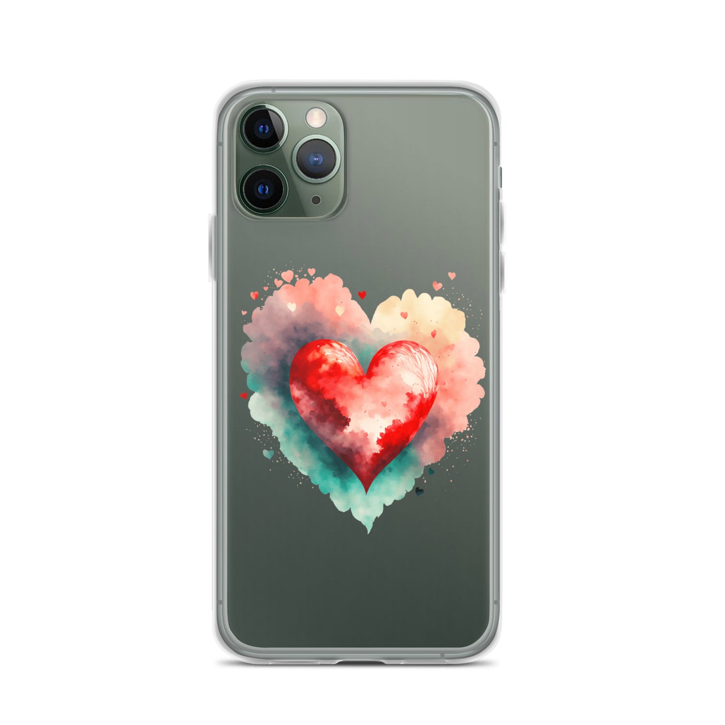 heart clear case for iPhone®