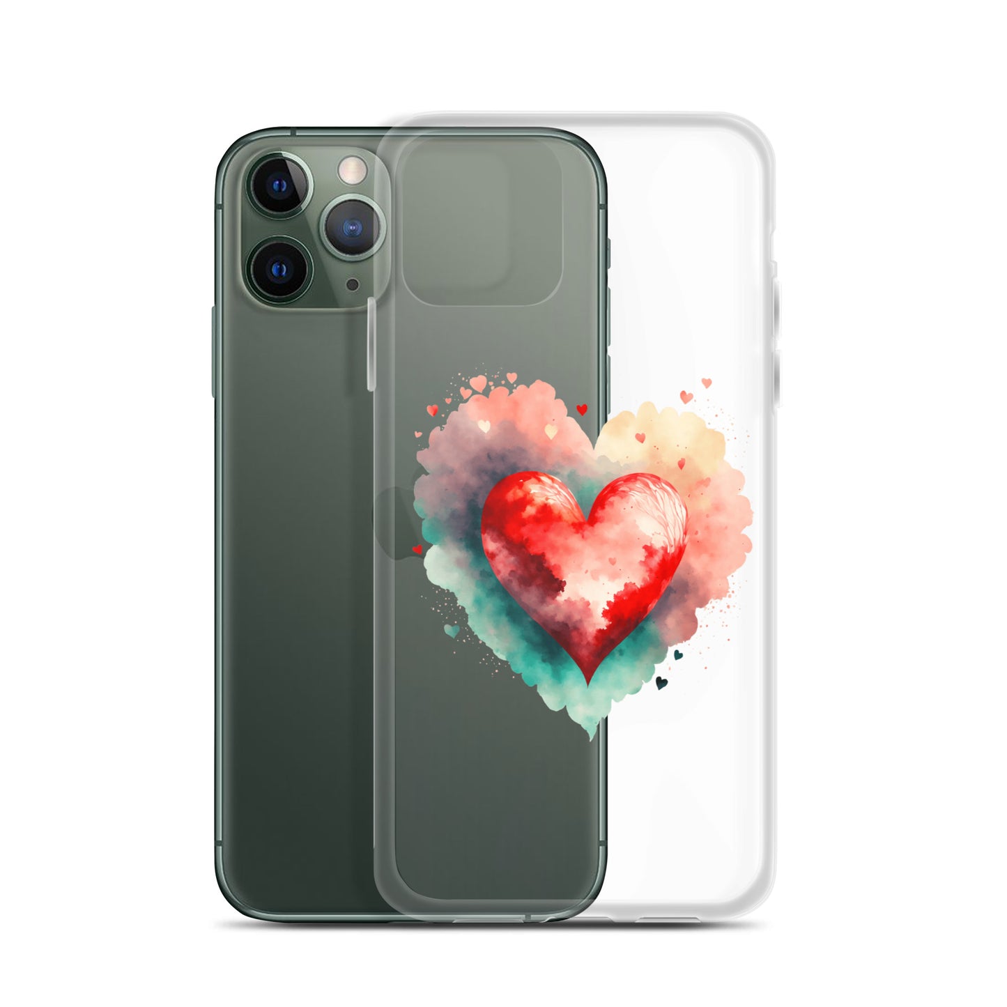 heart clear case for iPhone®