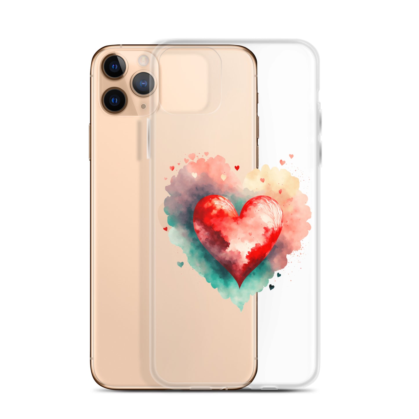 heart clear case for iPhone®