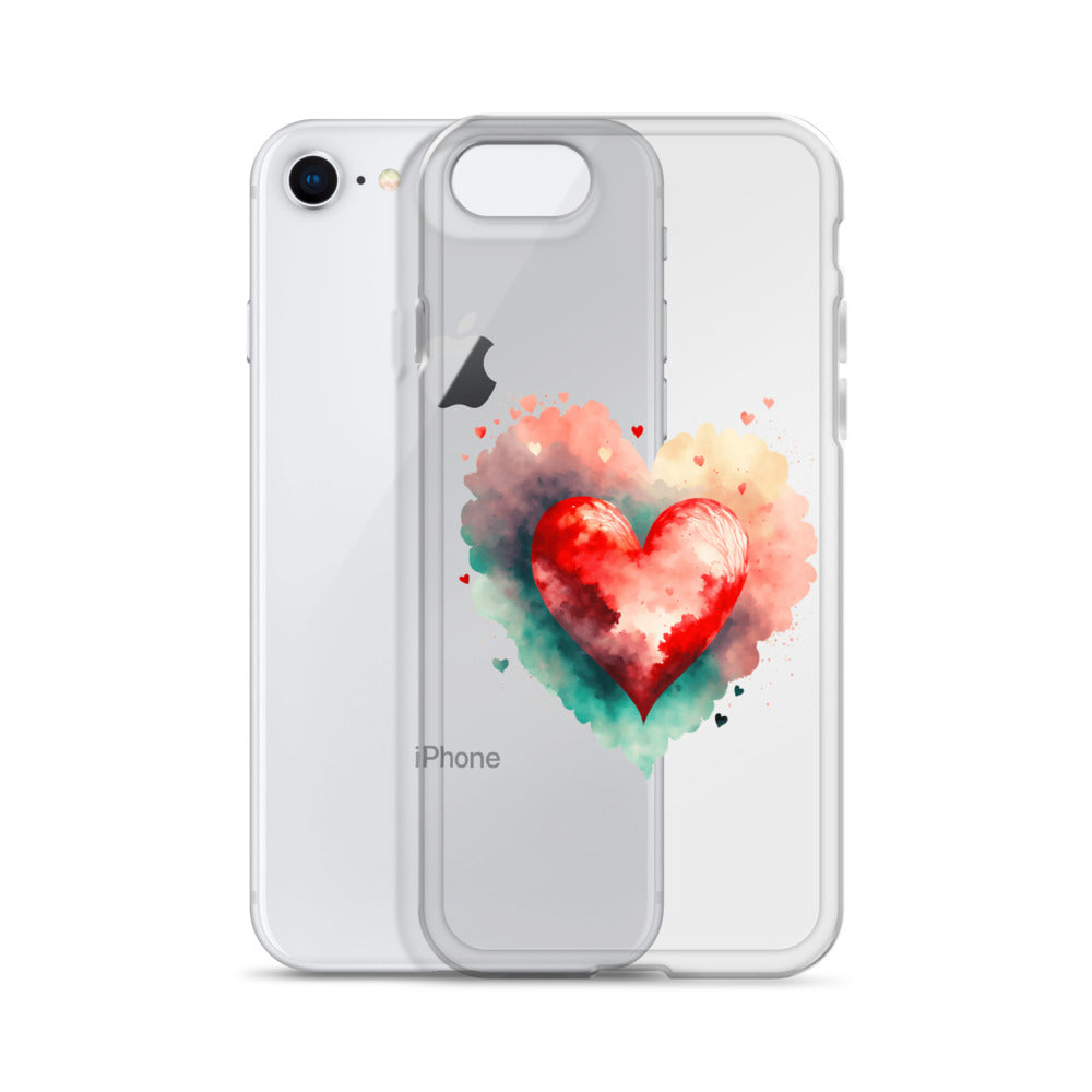 heart clear case for iPhone®