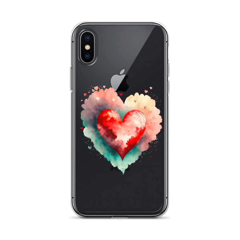 heart clear case for iPhone®