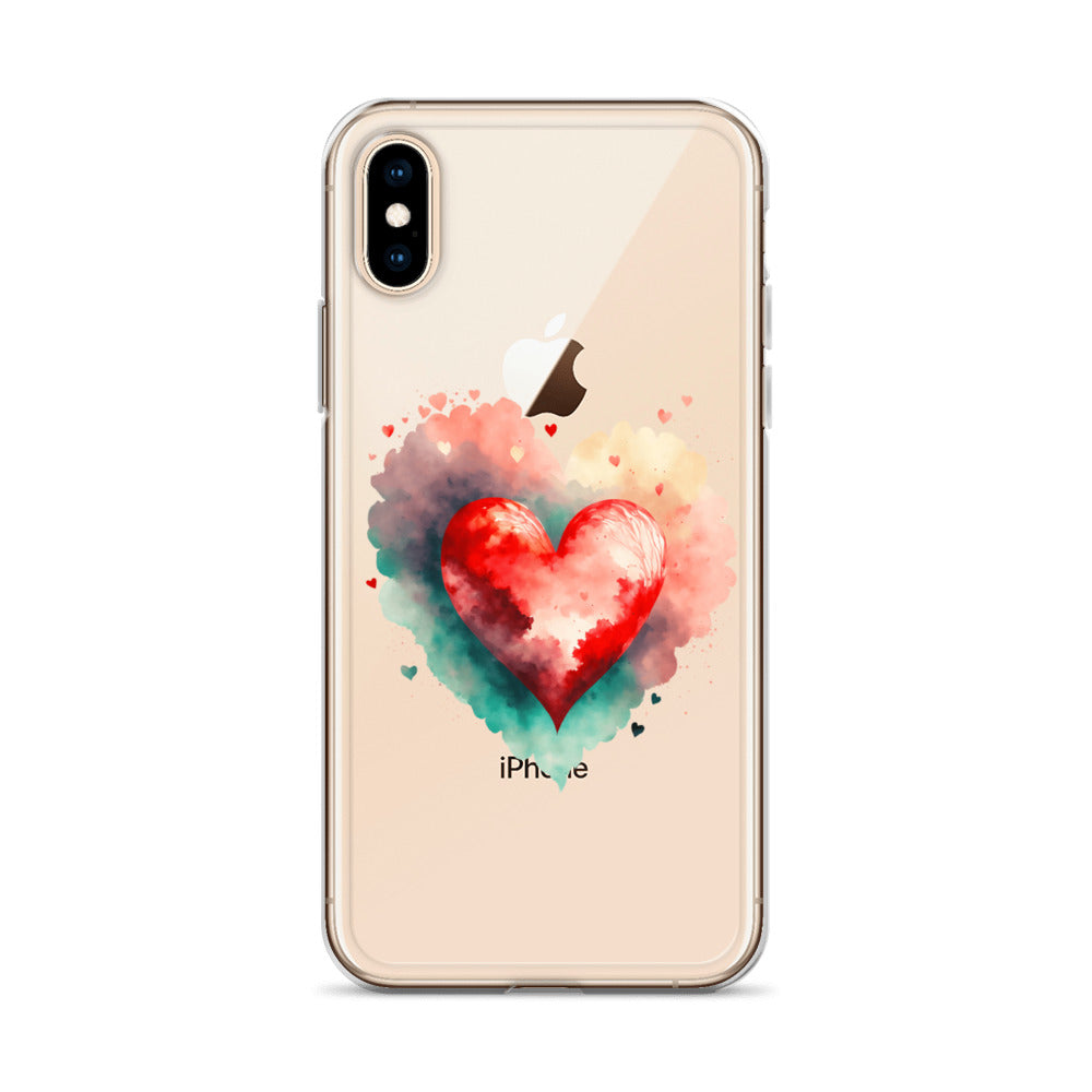 heart clear case for iPhone®