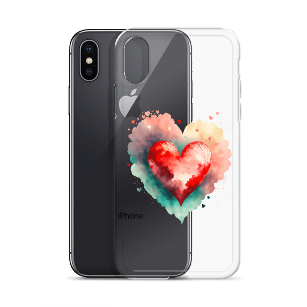 heart clear case for iPhone®