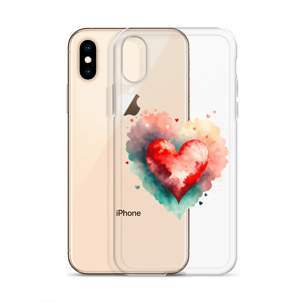 heart clear case for iPhone®