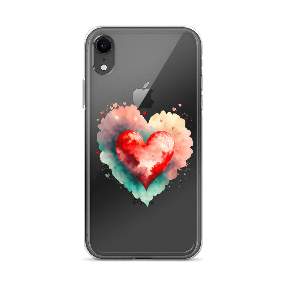 heart clear case for iPhone®