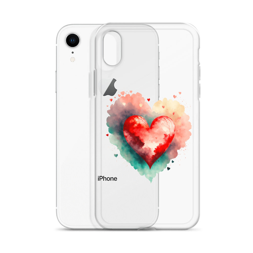 heart clear case for iPhone®