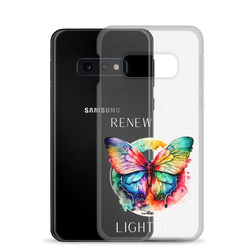 butterfly clear case – Samsung®