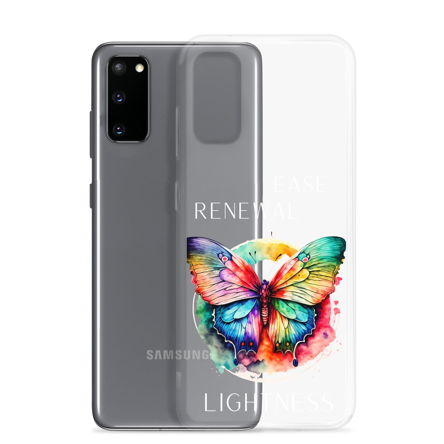 butterfly clear case – Samsung®