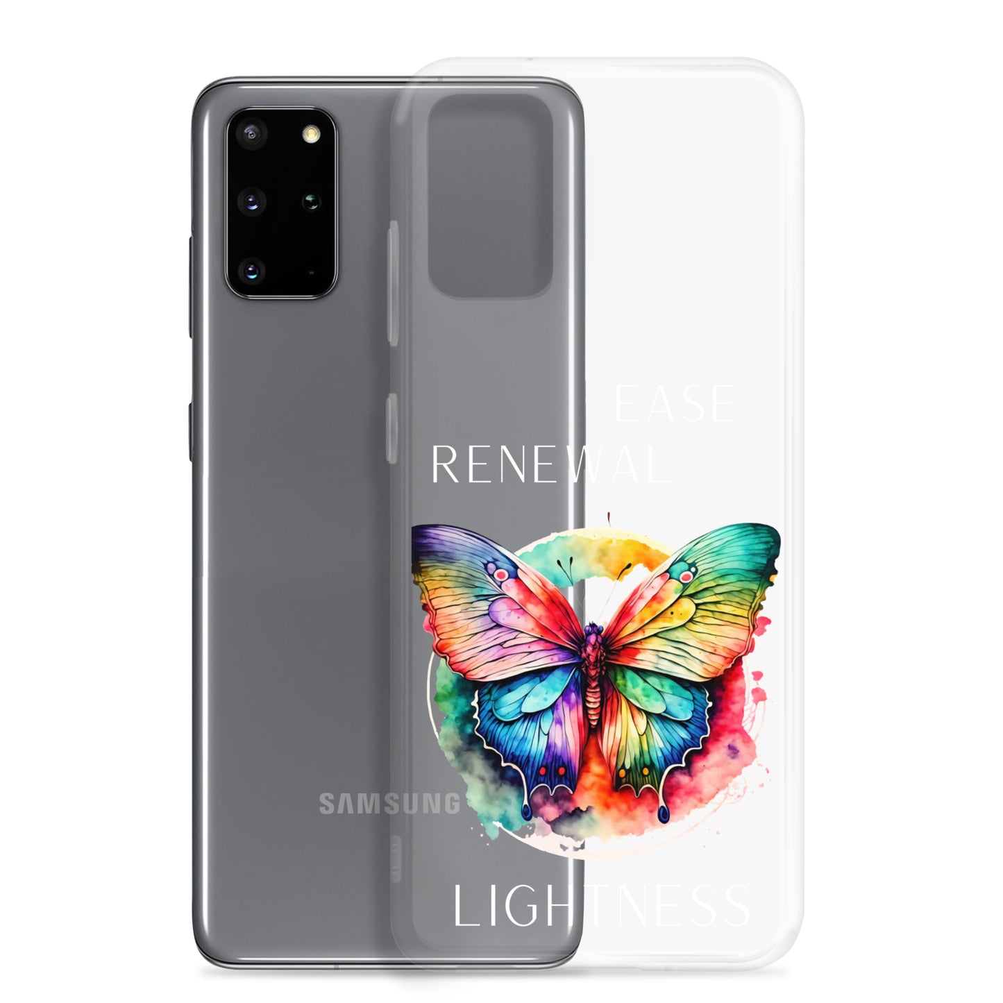 butterfly clear case – Samsung®