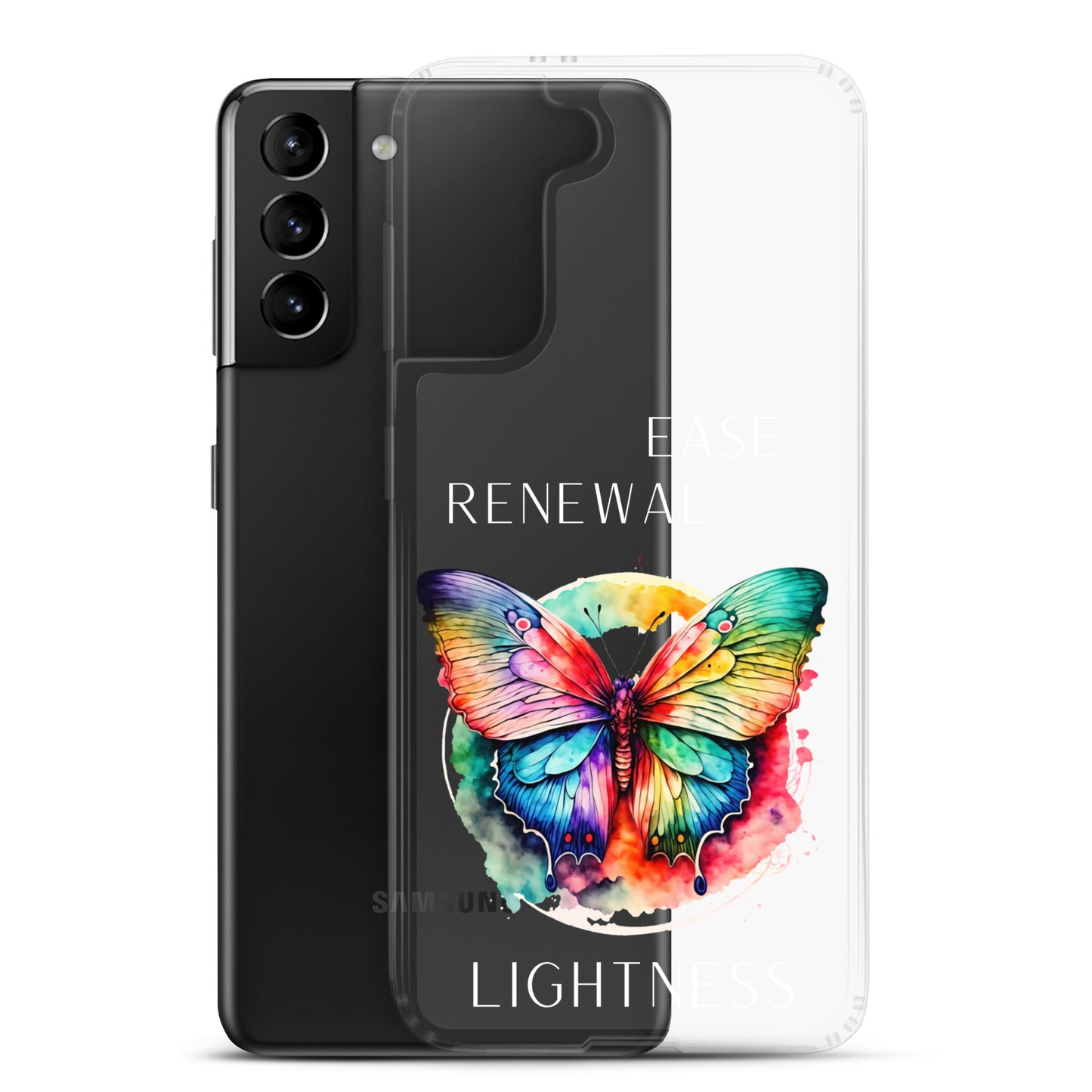 butterfly clear case – Samsung®