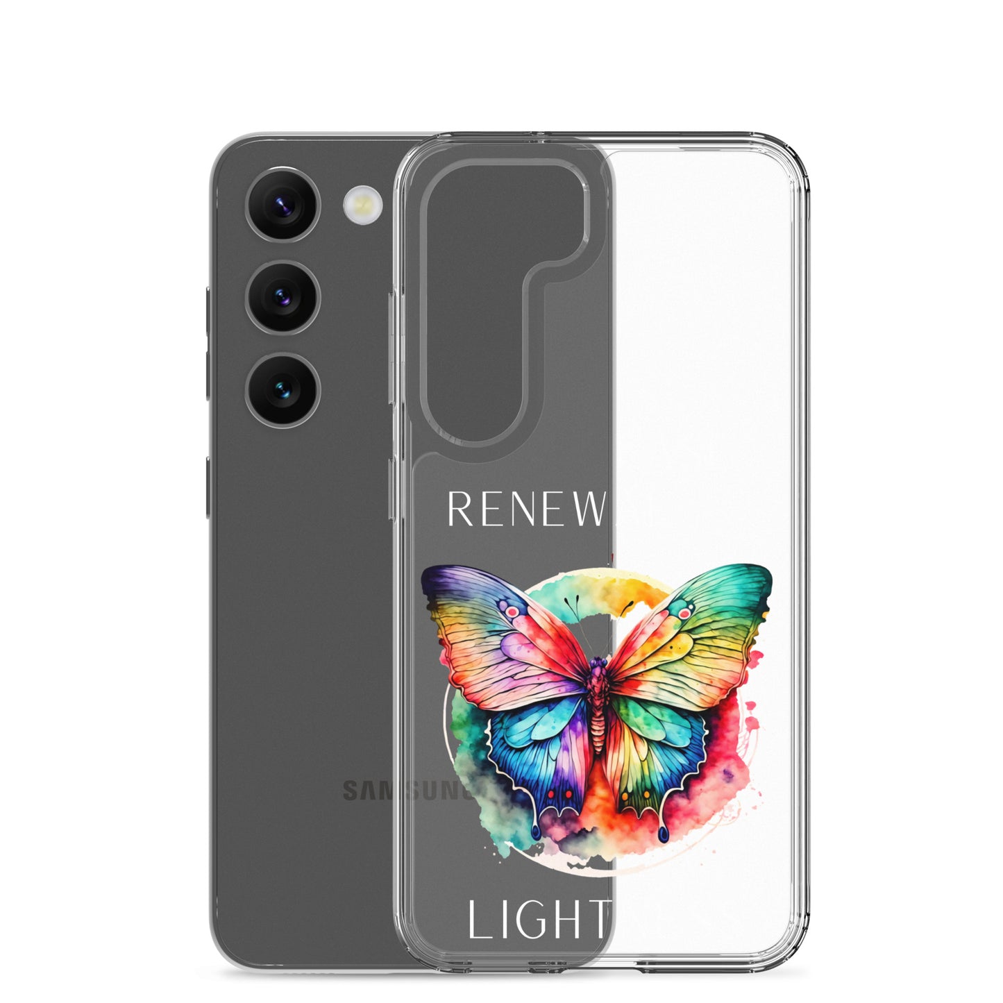 butterfly clear case – Samsung®