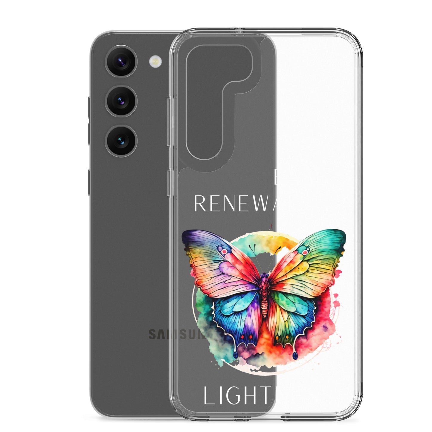 butterfly clear case – Samsung®