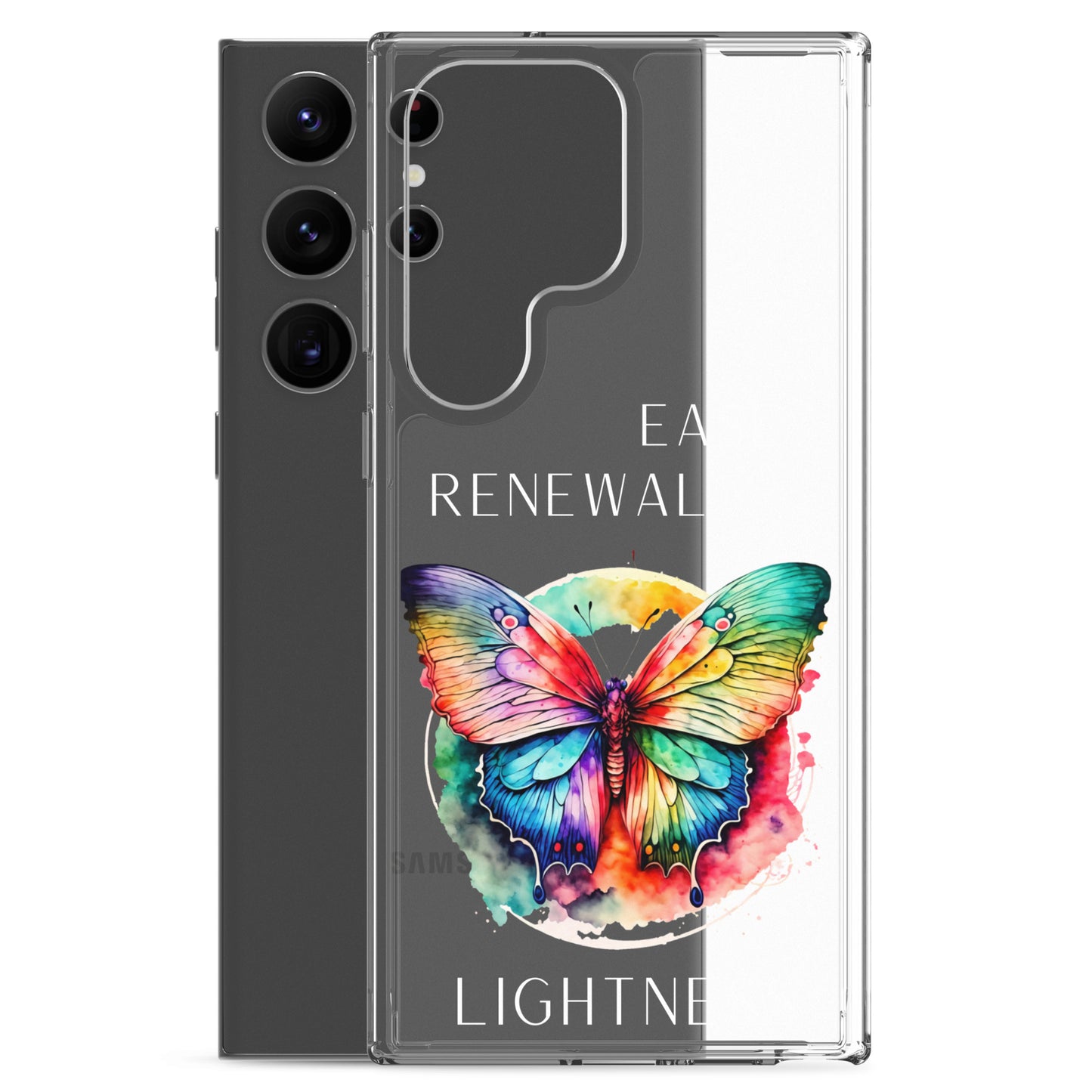 butterfly clear case – Samsung®