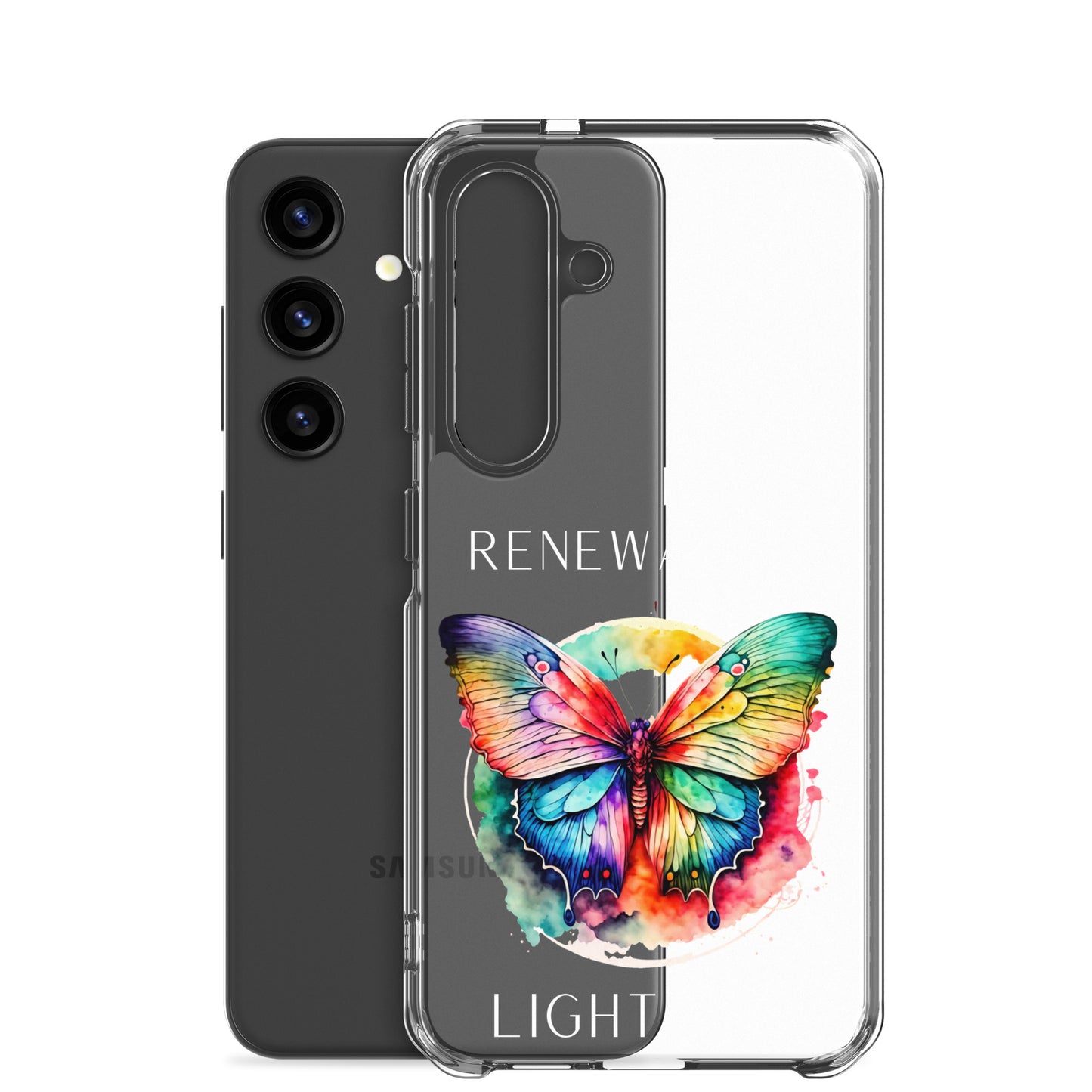 butterfly clear case – Samsung®