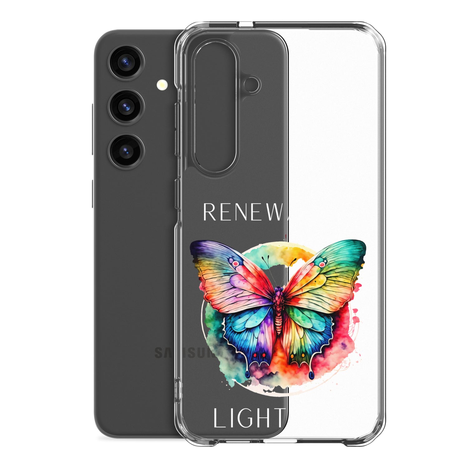 butterfly clear case – Samsung®