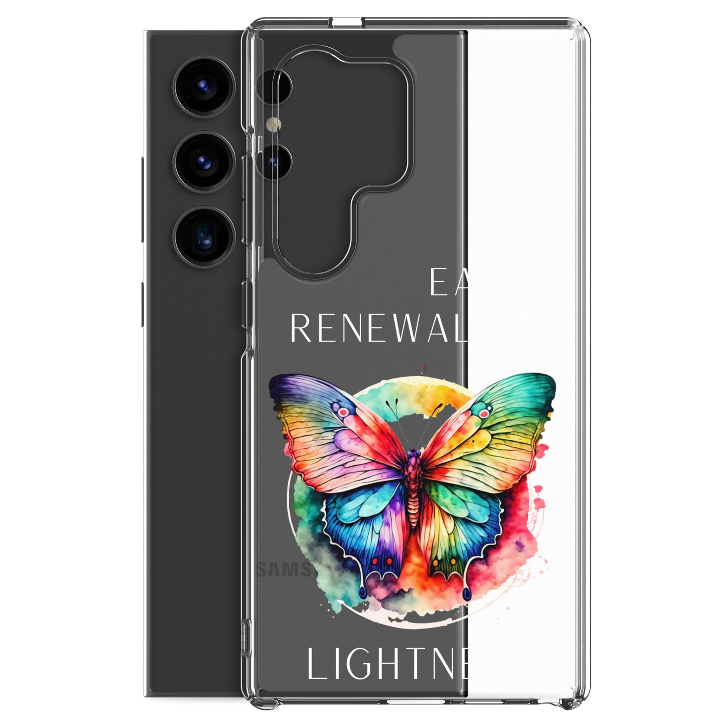 butterfly clear case – Samsung®