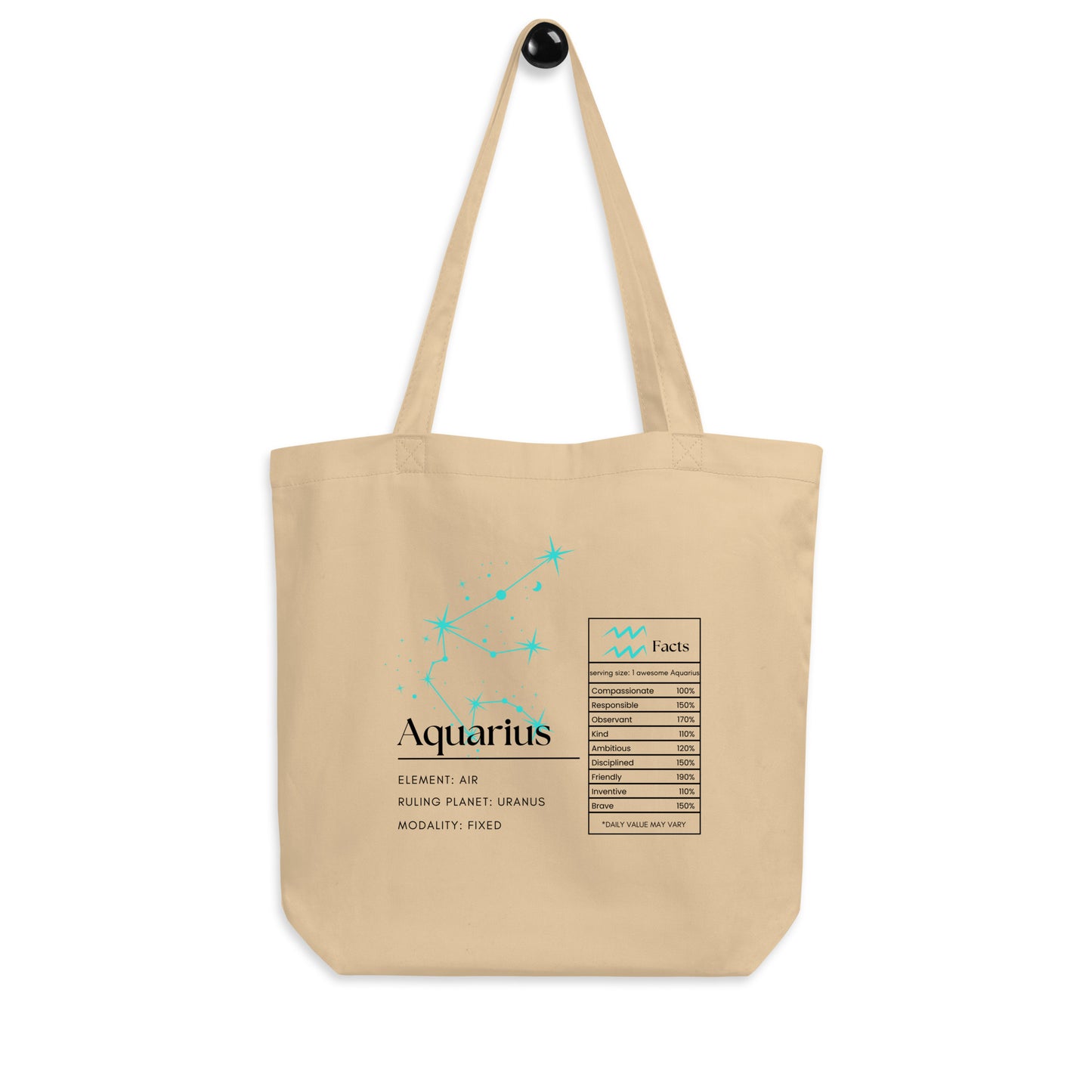 aquarius eco tote bag