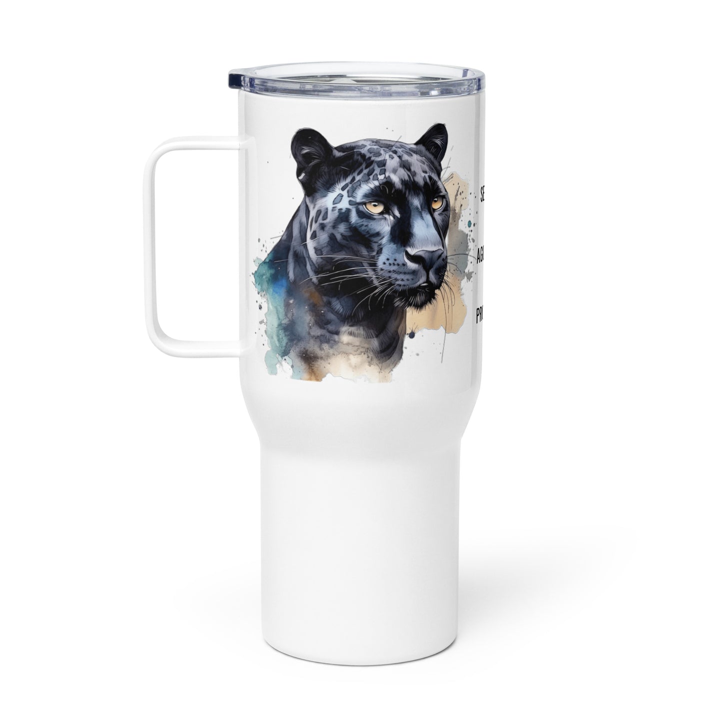 panther travel mug