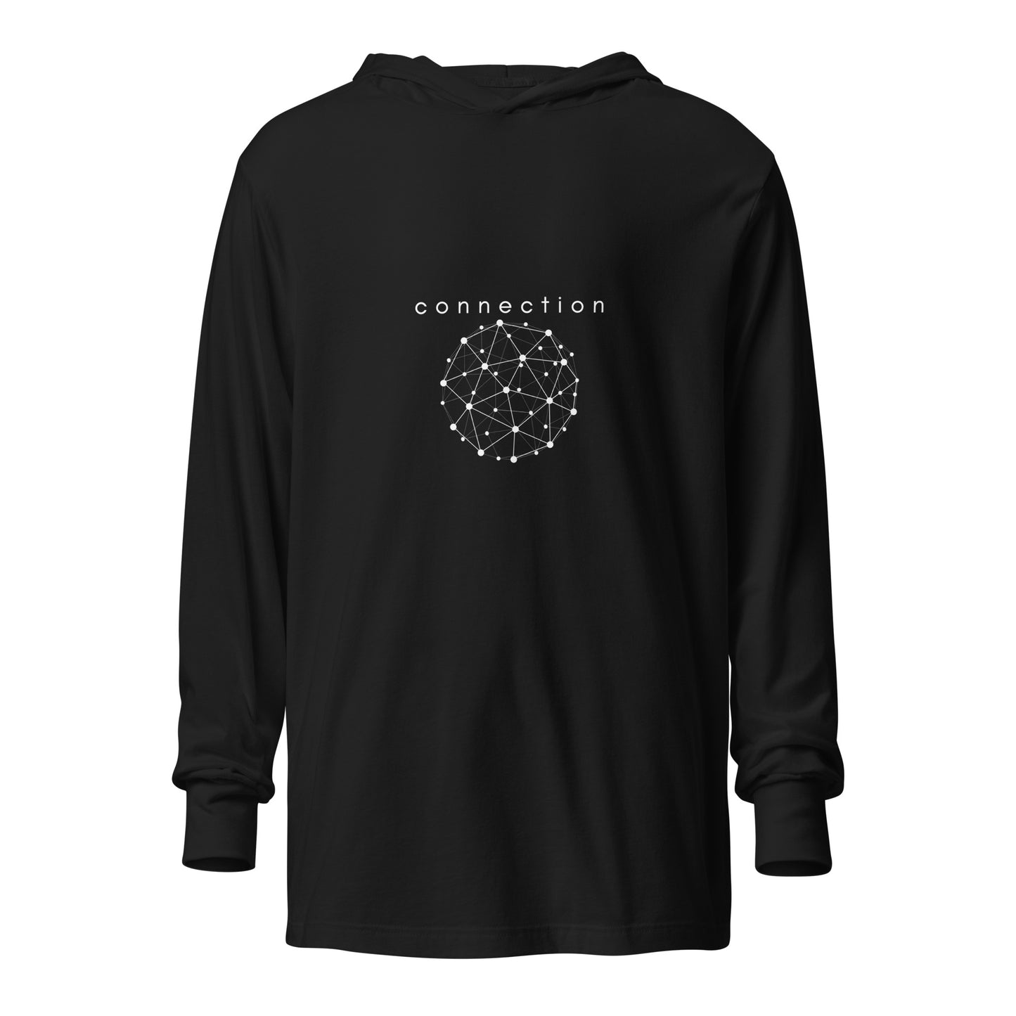 connection chakra unisex hooded tee