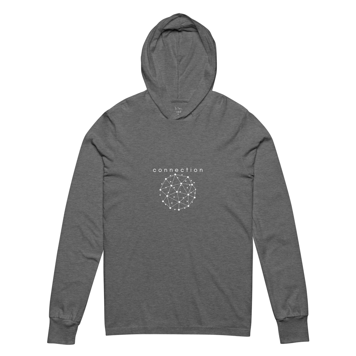 connection chakra unisex hooded tee