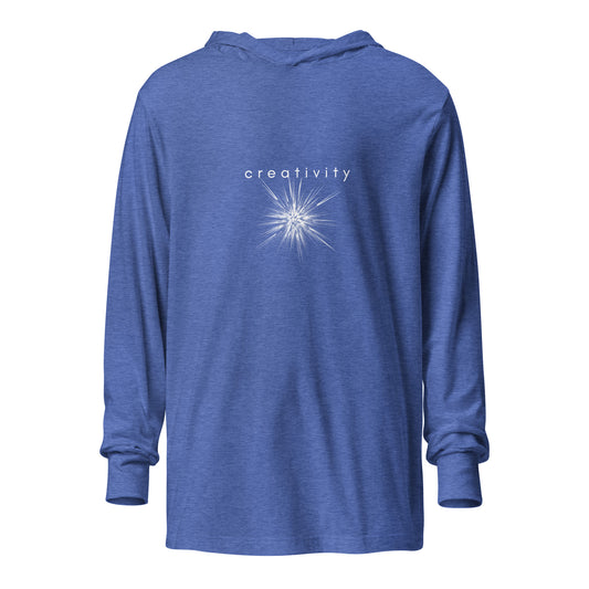 creativity chakra unisex hooded tee