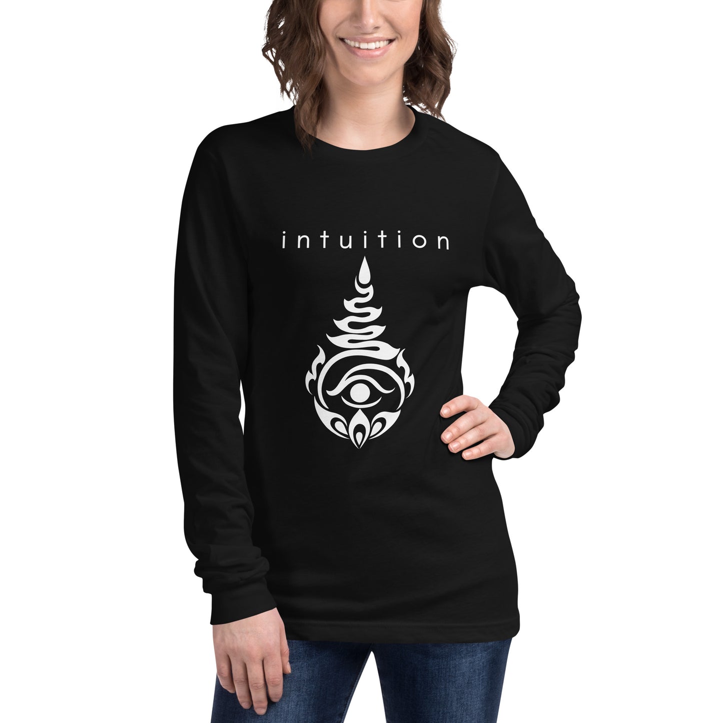 intuition chakra unisex long sleeve tee