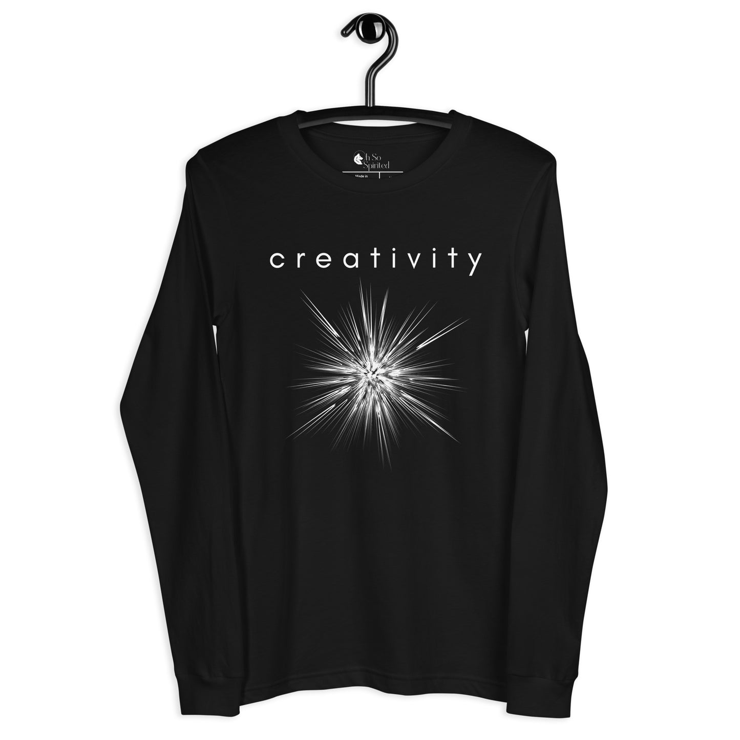 creativity chakra unisex long sleeve tee