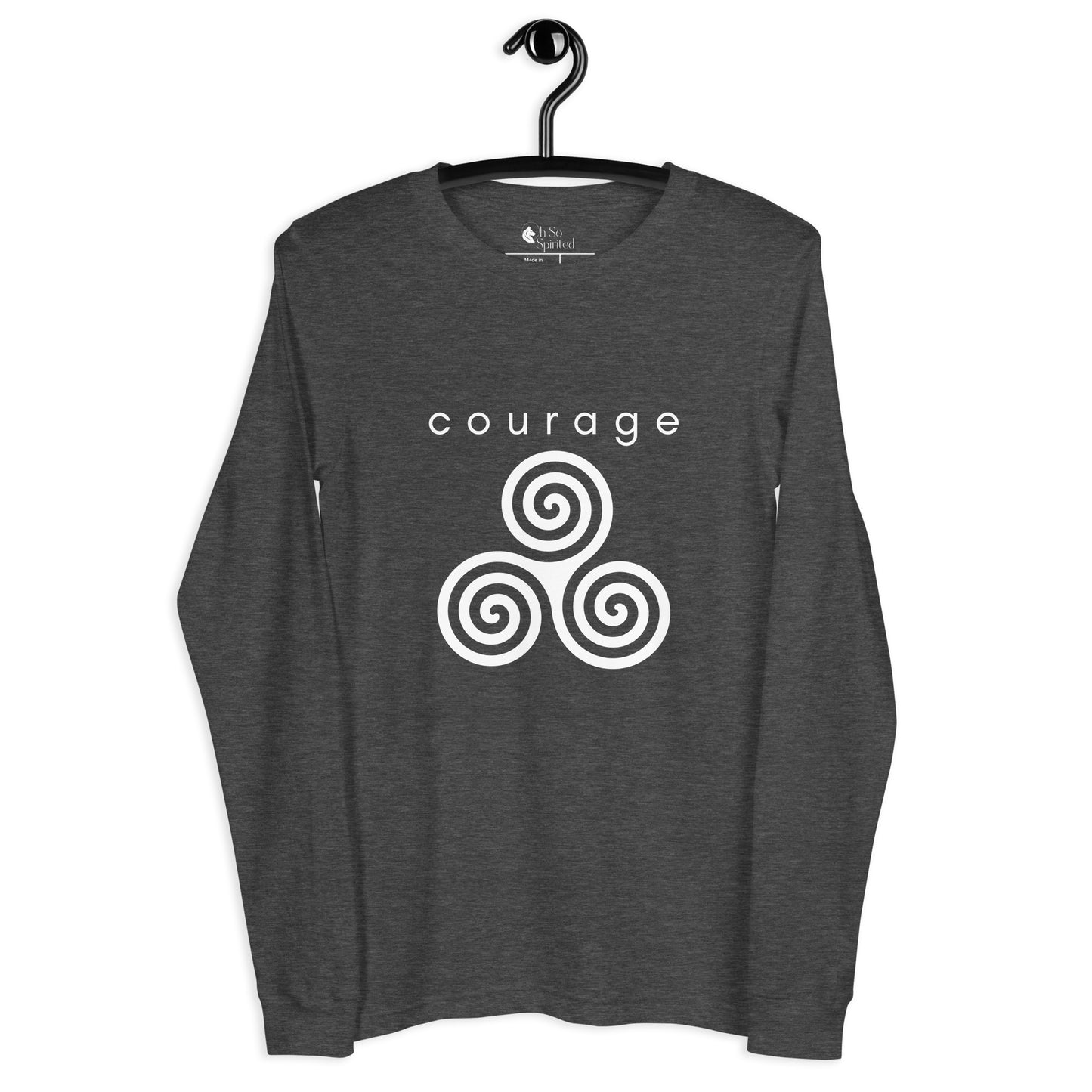 courage chakra unisex long sleeve tee