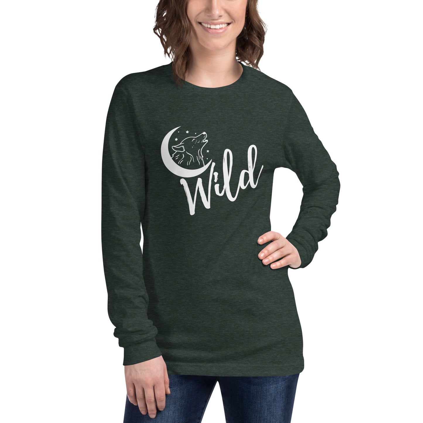 wild unisex long sleeve tee