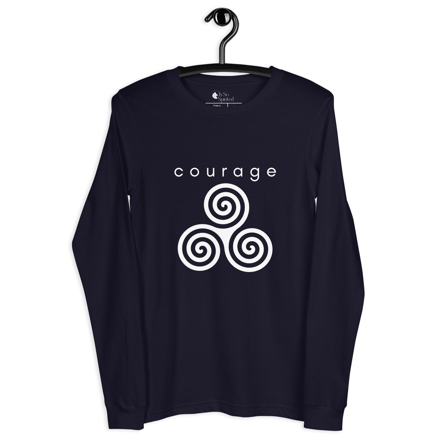 courage chakra unisex long sleeve tee