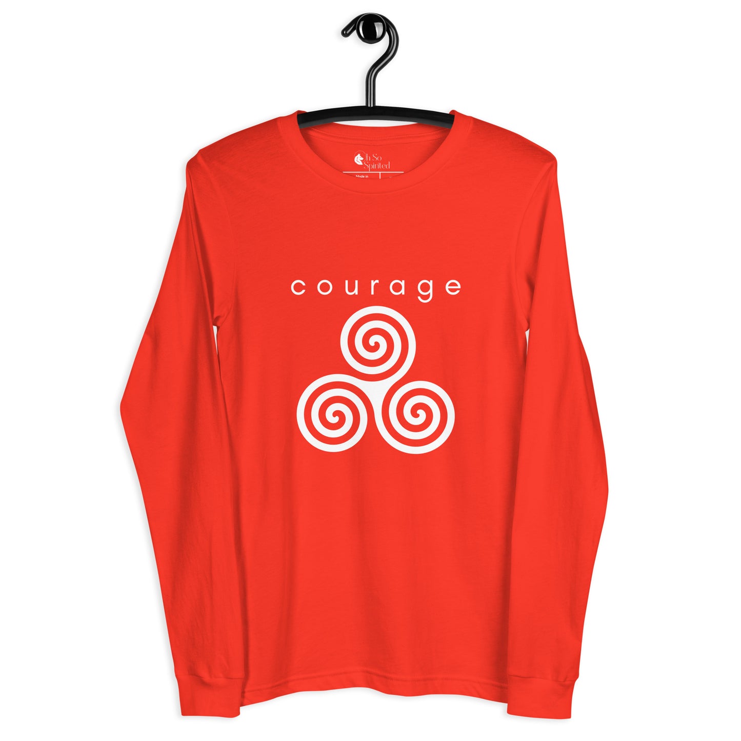 courage chakra unisex long sleeve tee