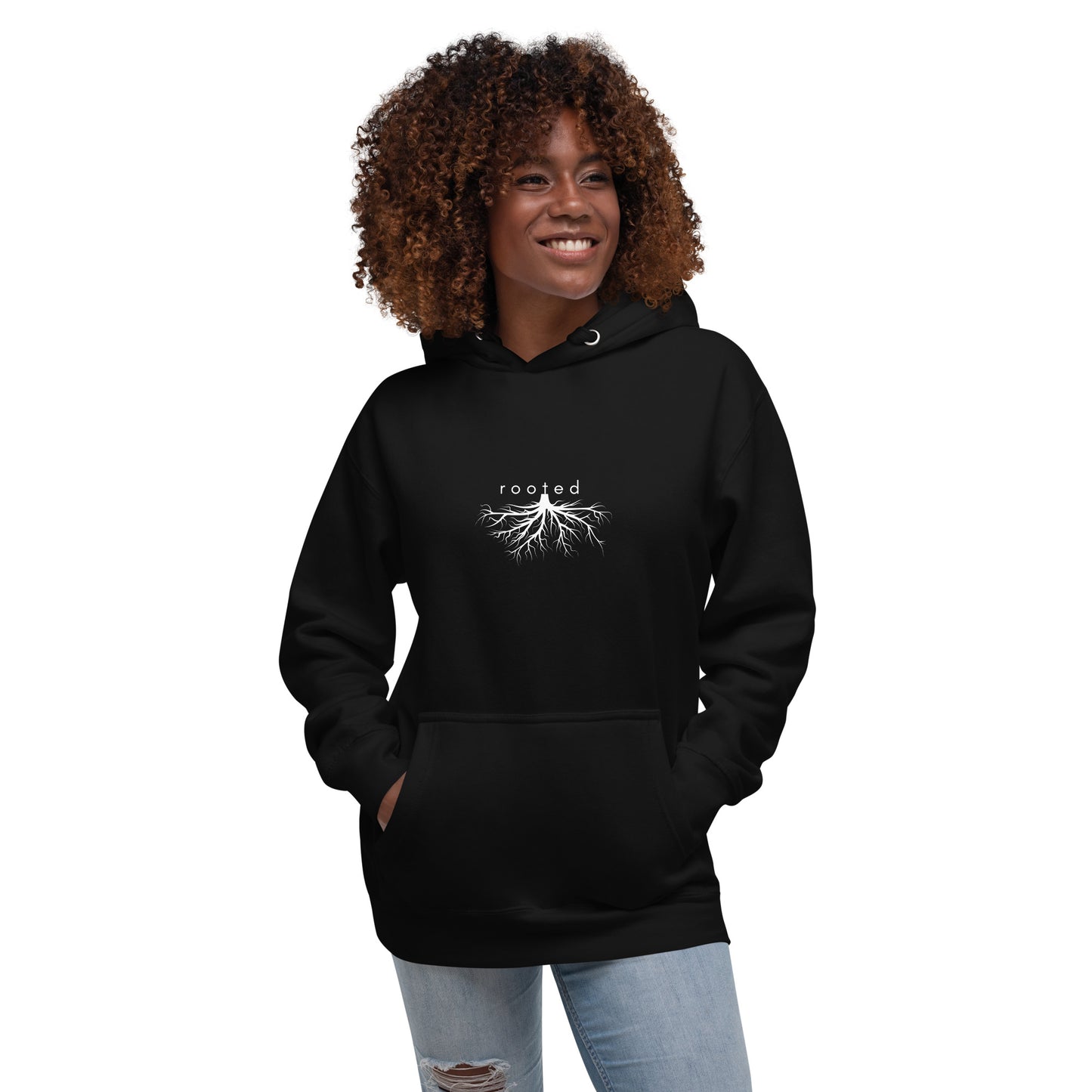 rooted chakra unisex hoodie