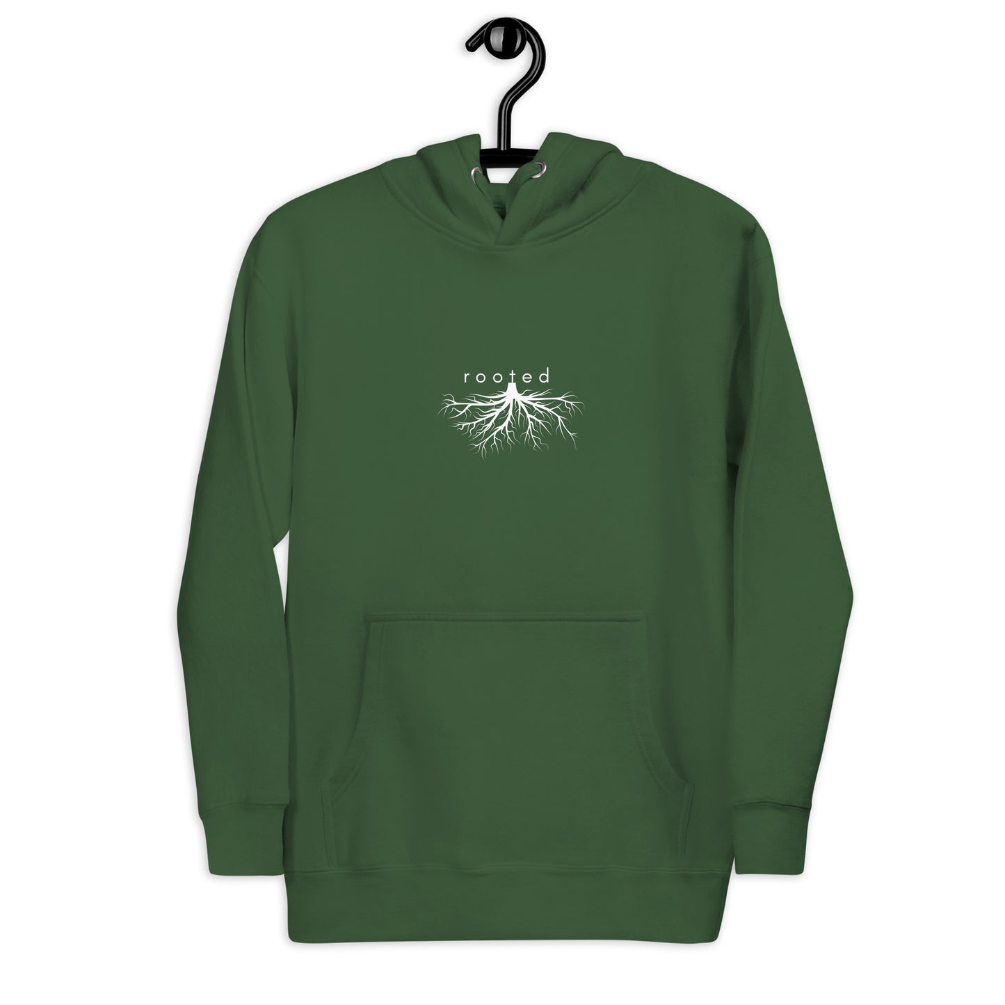 rooted chakra unisex hoodie