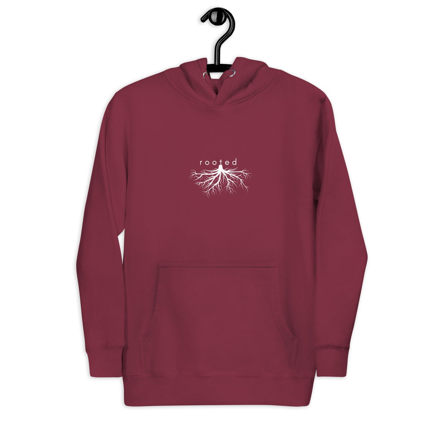 rooted chakra unisex hoodie