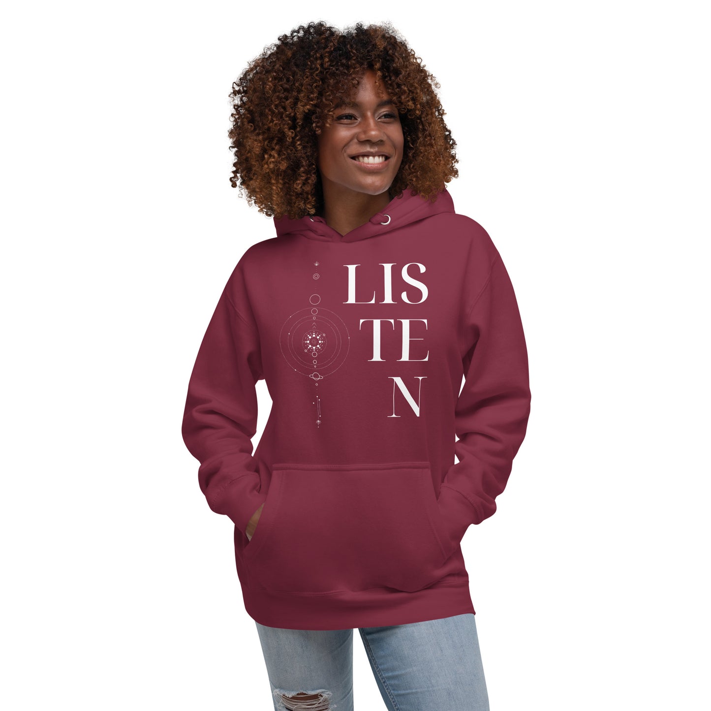 listen unisex hoodie