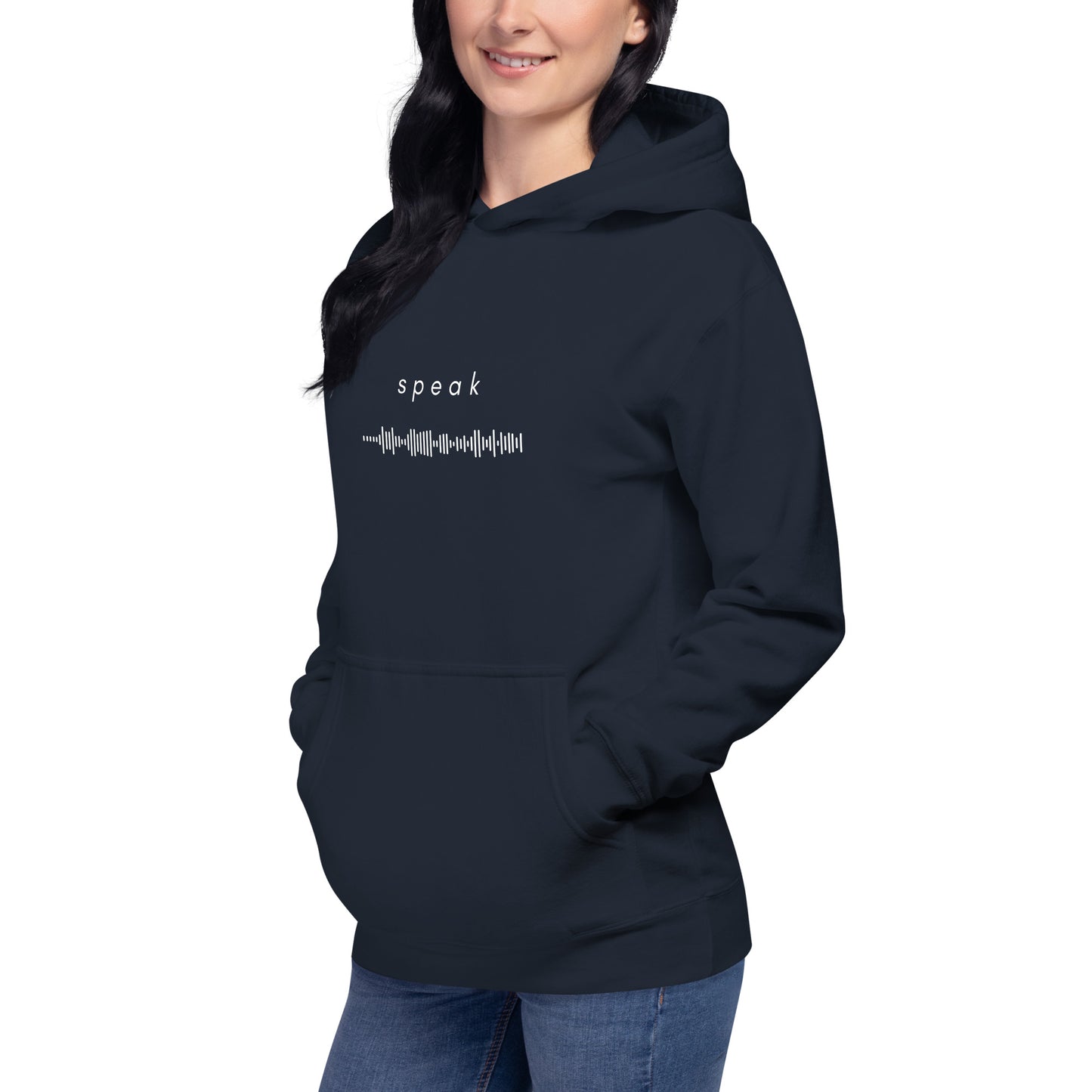 speak chakra unisex hoodie