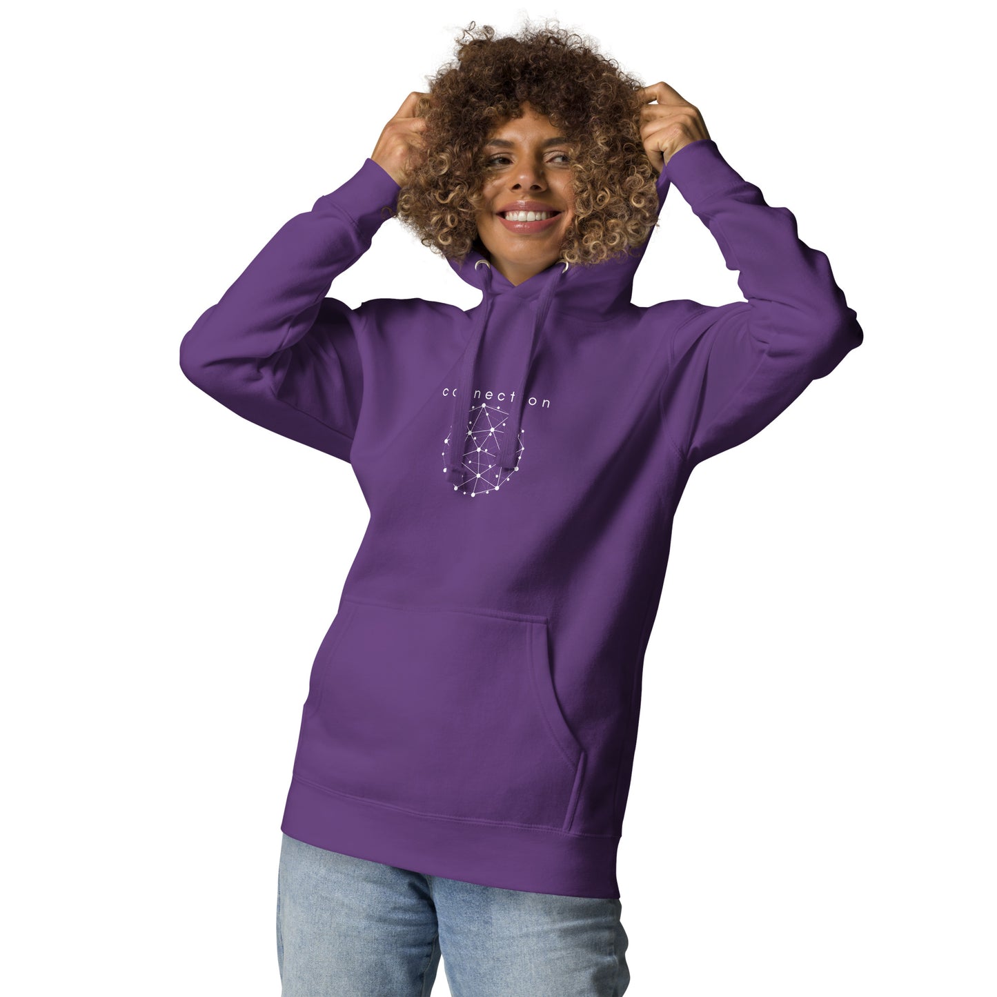 connection chakra unisex hoodie