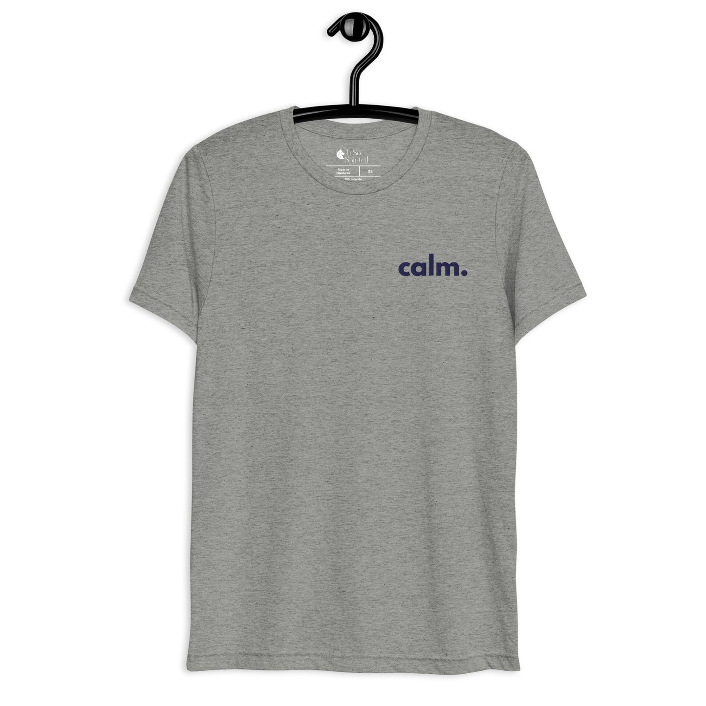 calm embroidered unisex t-shirt