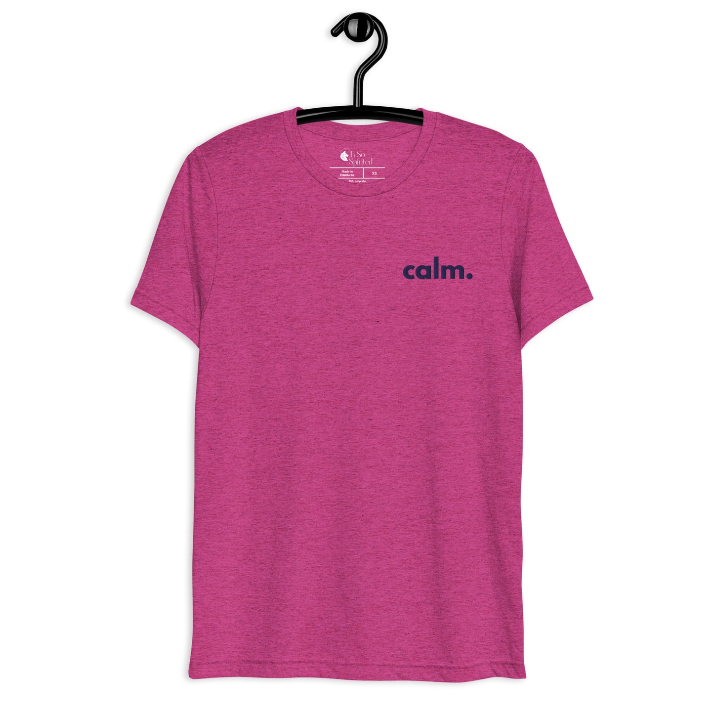 calm embroidered unisex t-shirt