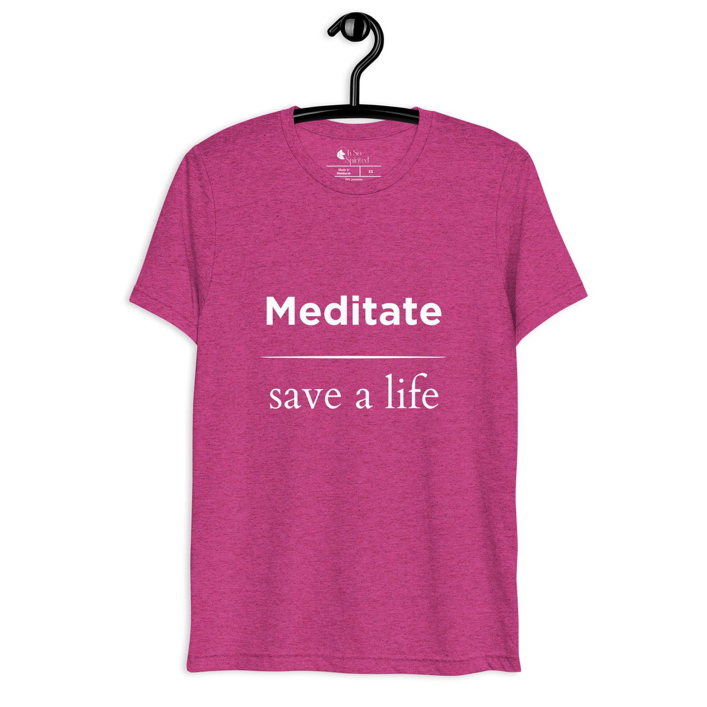 meditate save a life unisex t-shirt